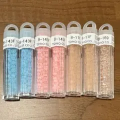 TOHO 丸大ビーズ フロスト 7点セット