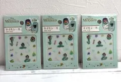 Disney リトルマーメイド ネイルシール 3枚セット