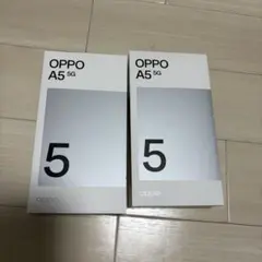 OPPO A5 5G 本体 2個セット ホワイト2台 - メルカリ
