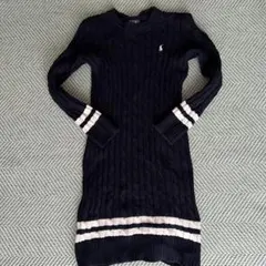 ラルフローレン ニットワンピースM(8〜10)