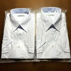 値下げ【新品未使用】ワイシャツ カッターシャツ 襟40 白 半袖 バラ売り可