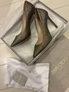 ジミーチュウ グリッター　パンプス　ブライダル　37 ROMY