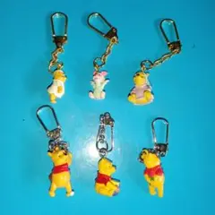くまのプーさん キーホルダー 6個セット