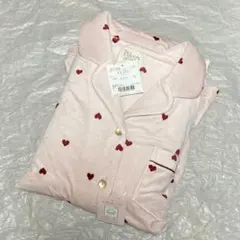 新品☆ナルエー ムーンタン かわいい長袖パジャマ M〜L ☆ハート ピンク