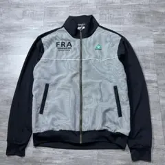 美品 Lecoq ルコック ゴルフウェア ジップジャケット ストライプ L