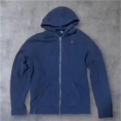Polo by Ralph Lauren ネイビー ジップパーカー swag
