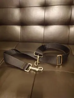 COACH 純正　ショルダーストラップ ショルダーベルト　コーチ　ブラックのサムネイル