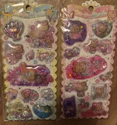 国内正規　サンリオ ウォーターインシール　キラキラウォーターinシール　 日焼け