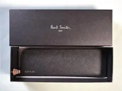 Paul Smith ペンケース 黒 箱付 レザー 美品