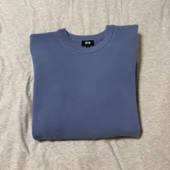 UNIQLO クルーネックセーター　水色