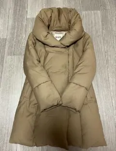 お値下げ！美品！ROPE ブラウン ダウンジャケット フード付き