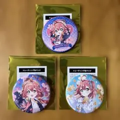 さくらみこ　鳴門鯛焼本舗コラボ　缶バッチ　3点セット