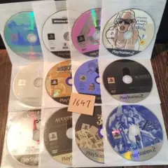 プレステ2のソフト12本セット【ディスクのみ被りなし】まとめ売り 【1647】