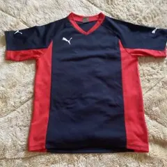 PUMA プーマ Tシャツ 140cm ネイビー レッドのサムネイル