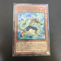 遊戯王　熱血獣士ウルフバーク　赤字　1枚