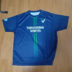 TOKUSHIMA VORTIS ネイビーシャツ Fサイズ