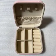 ピンク アクセサリーケース 仕切り付き　SHEIN ジュエリーボックス