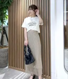 【FREE'S MART】ラメプリーツナロースカート