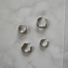 シルバー メタル イヤーカフ 4個セット