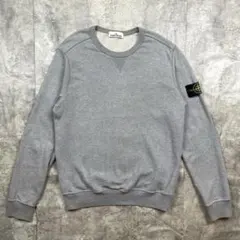 ストーンアイランド スウェット グレー M ポケット付 ワッペン 美品 