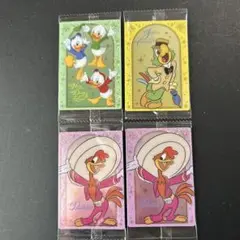 【4点】ディズニー　ウエハース　カード