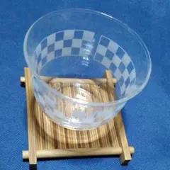 ♥️♥️市松格子　冷茶グラス5客セット