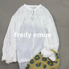 fredy emue リネン混スキッパーボリュームブラウス 麻のサムネイル