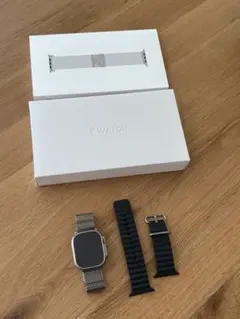 【美品】Apple Watch ultra 3 本体 ベルト2本セット