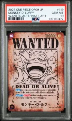 2026年最新】手配書ルフィ psa10の人気アイテム - メルカリ