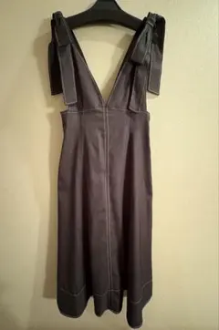 クチュールブローチ　デニムライクジャンパースカート