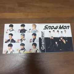 Snow Man 【Grandeur】　2点セット　特典付き