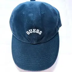 GUESSゲス.ブラックホワイトベースボールキャップのサムネイル