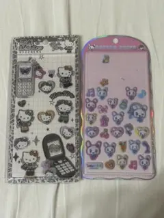 平成はっぴーフォン ハローキティ ギャル コットンパフィシールラブリンおすそ分け
