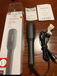 サロニア　ストレートヒートブラシスリム　SALONIA SL-012BKS