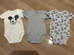 Ｈ＆Ｍ 9-12M ロンパース 3着セット