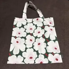 新品 マリメッコ トートバッグ 日本限定 ミニウニッコ グリーン 32×33cm