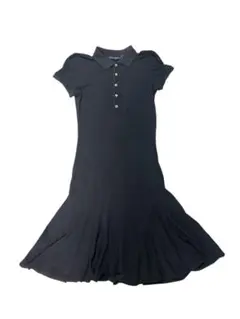 Ralph Lauren ブラック ポロドレス 半袖♡ラルフローレン*XS