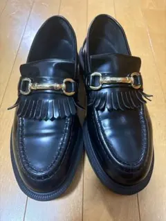 GUCCI ラバーホースビットローファー レインシューズ ブラック サイズ8