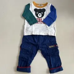 ミキハウス ダブルB ビーくん 男の子 コーデ まとめ売り 80 長袖