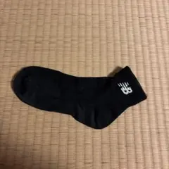 New Balance 黒 ショートソックス