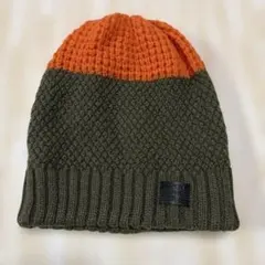 スターヴァルス ニット帽 オレンジ・カーキ