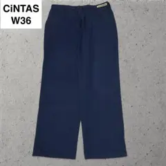 シンタス ワークパンツ w36 紺 ネイビー メンズ cintas 古着 中古品