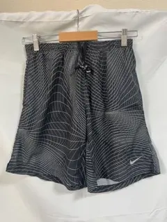 NIKE ナイキ ランニングパンツ Mサイズ 黒 総柄 ショートパンツ 幾何学