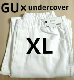新品 GU UNDERCOVER デニムイージーパンツ オフホワイト XLのサムネイル