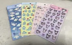 【新品】サンリオ　ぷくっとシール　4枚セット　立体シール