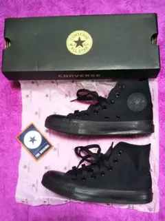 CONVERSE ブラック ハイカットスニーカー