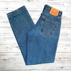 Levis デニムパンツ デニム ブルー w28×L32 0557