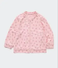 さくらんぼ柄　エアリズム　UVカットメッシュブルゾン