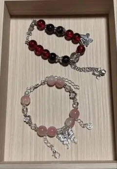 ガラスビーズ ブレスレット セット