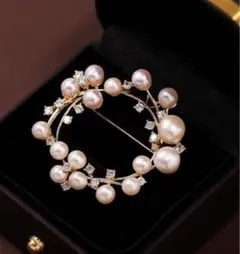 最安値　パールブローチ コサージュ 韓国 パール 卒園式 入園式 卒業式 入学a